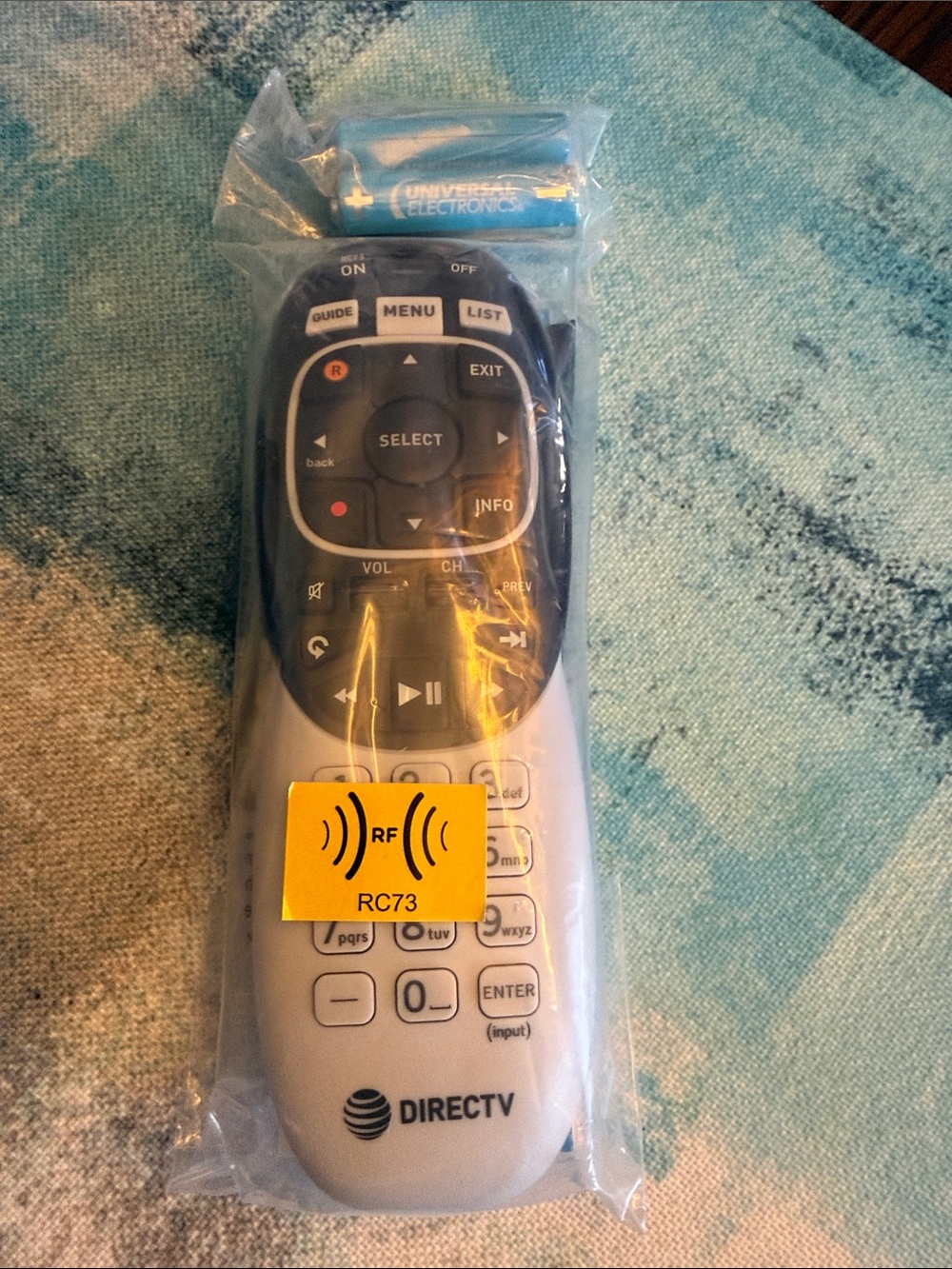 DIRECTV Remote Control in White and Black
